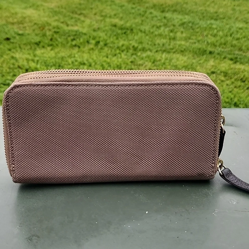 JPK Paris 75 Two-Zipper Tan Wallet